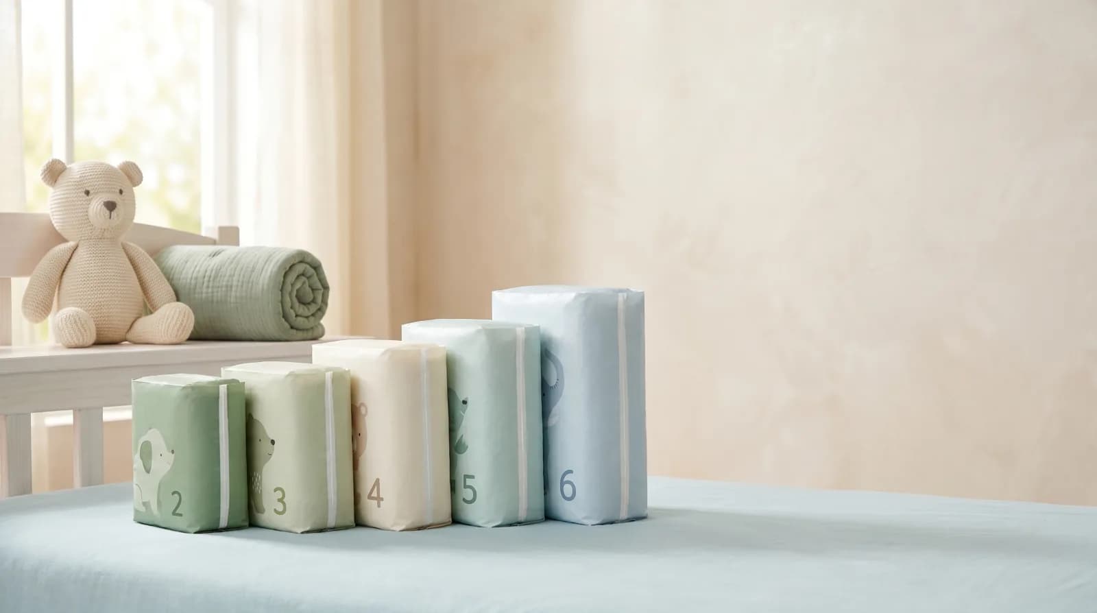 Pampers maattabel — Premium Protection, Baby Dry en Pants per gewichtsklasse en leeftijd van de baby