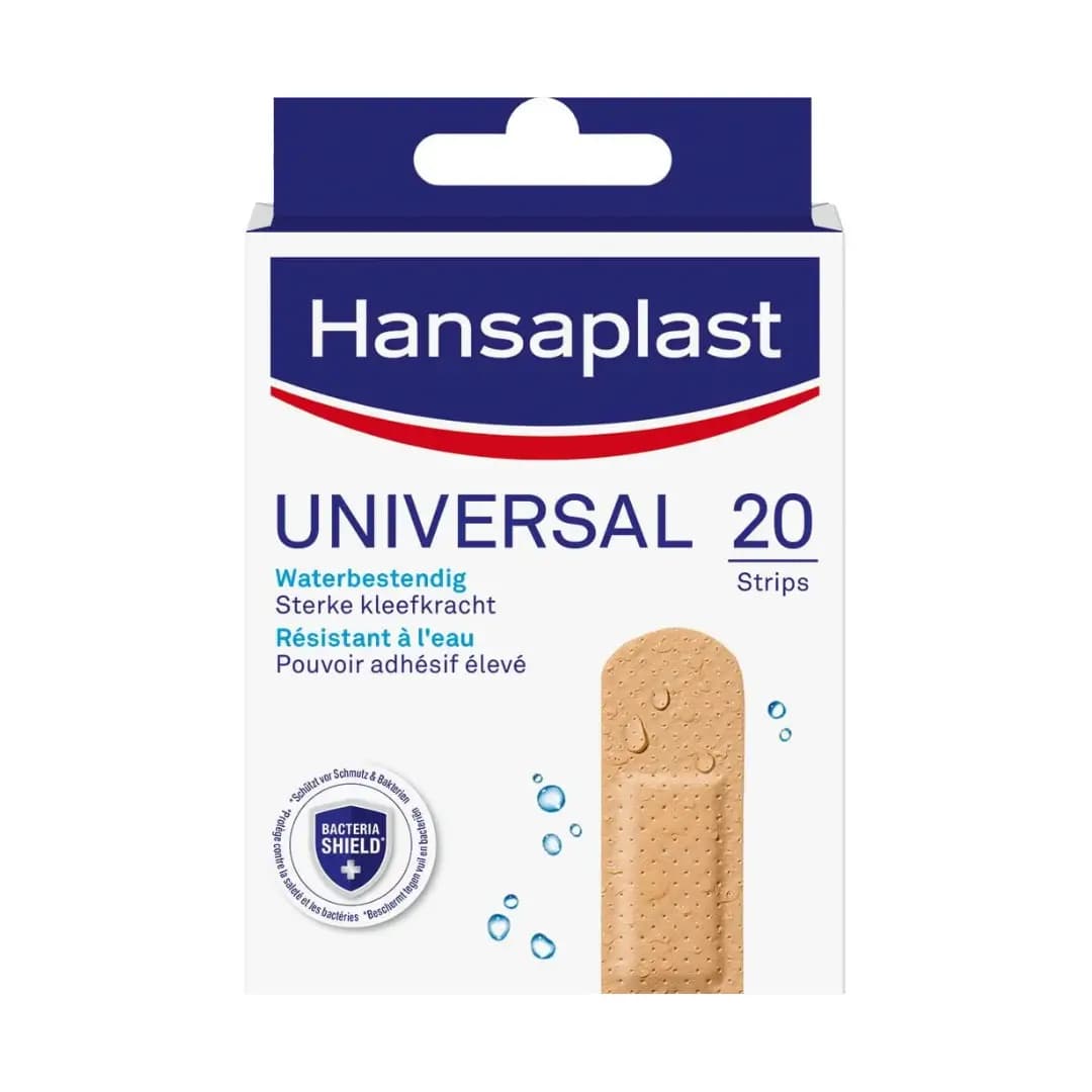 Hansaplast Pleisters Universal Waterbestendig – 20 strips