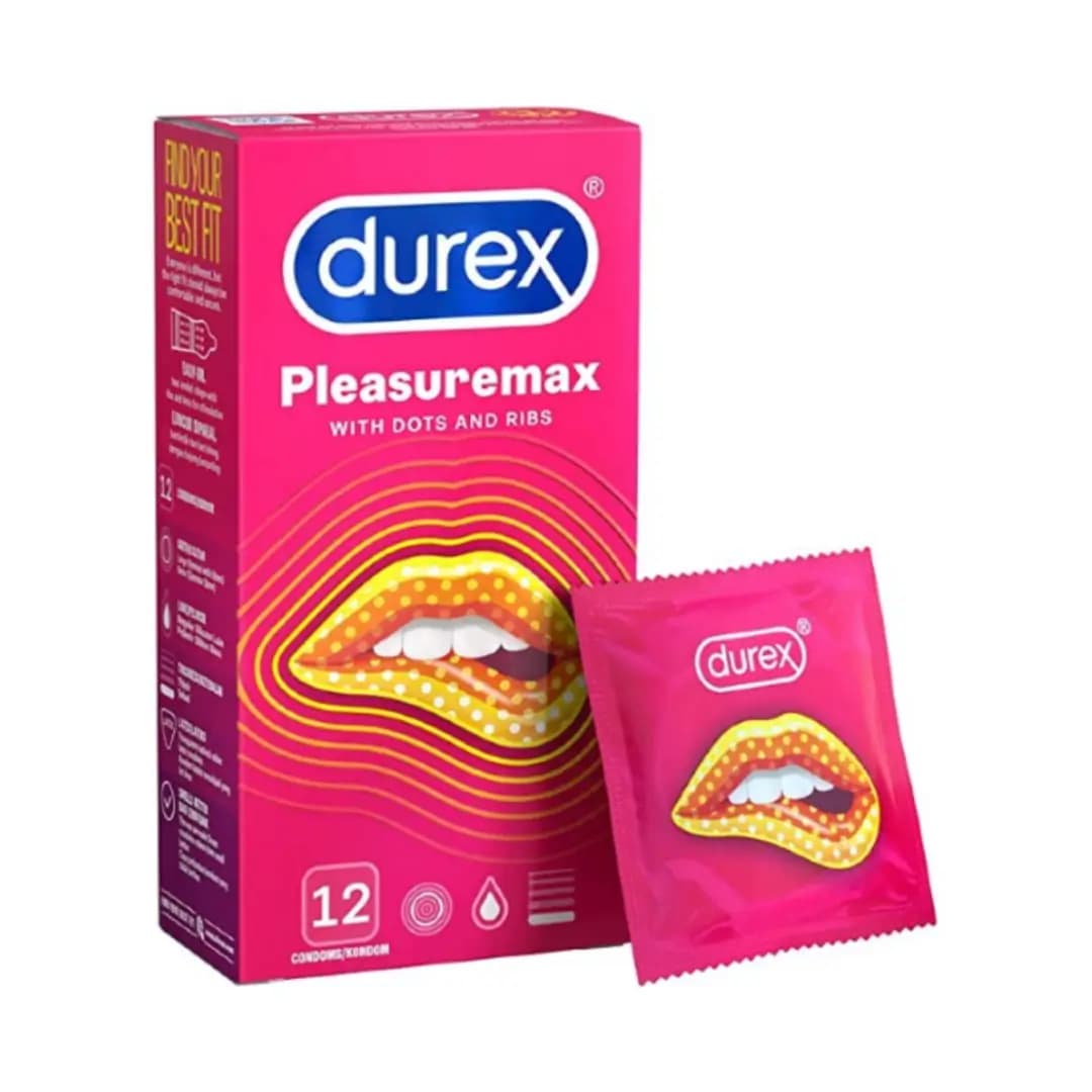 Durex Condooms Pleasuremax – 12 stuks