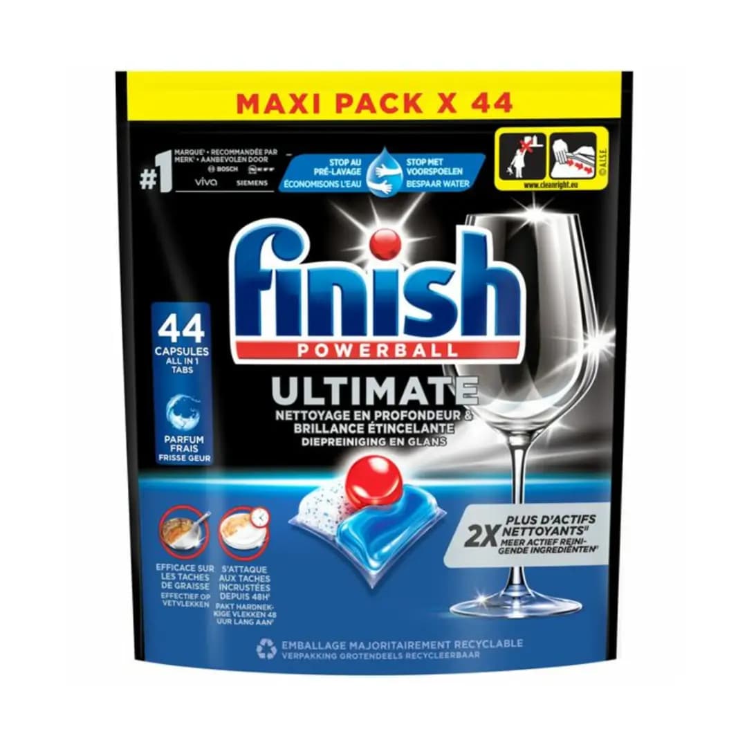 Finish Vaatwastabletten Powerball Ultimate – 44 Stuks
