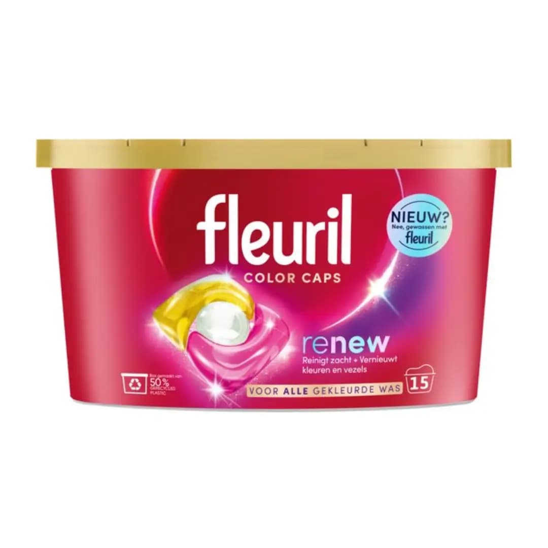 Fleuril Wascapsules Color Caps Renew – 15 wasbeurten