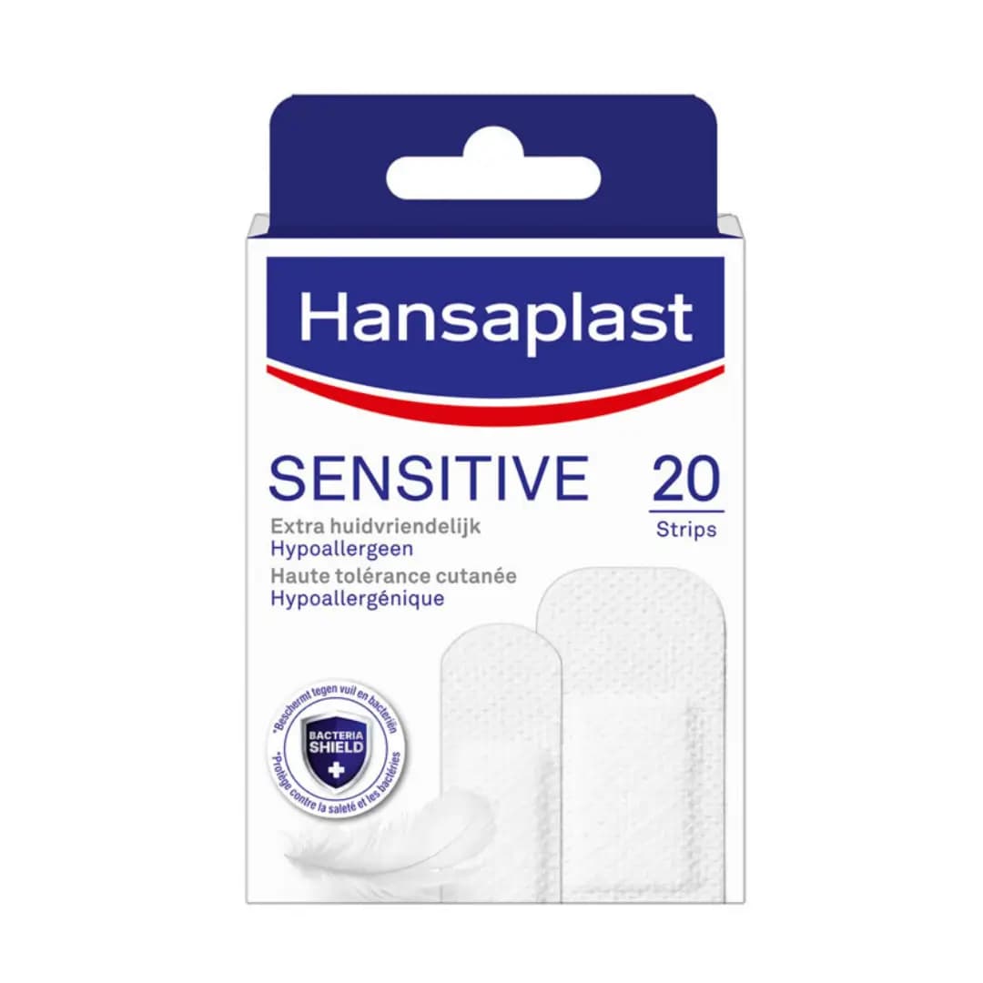 Hansaplast Pleisters Sensitive – 20 strips