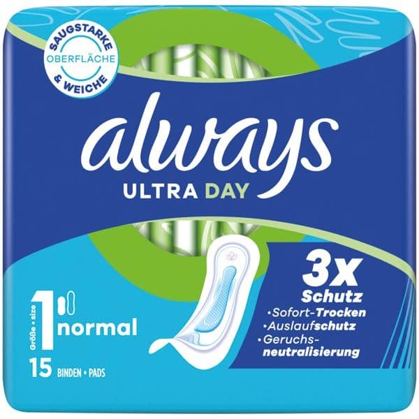 Always Ultradun Maandverband normaal 15 stuks
