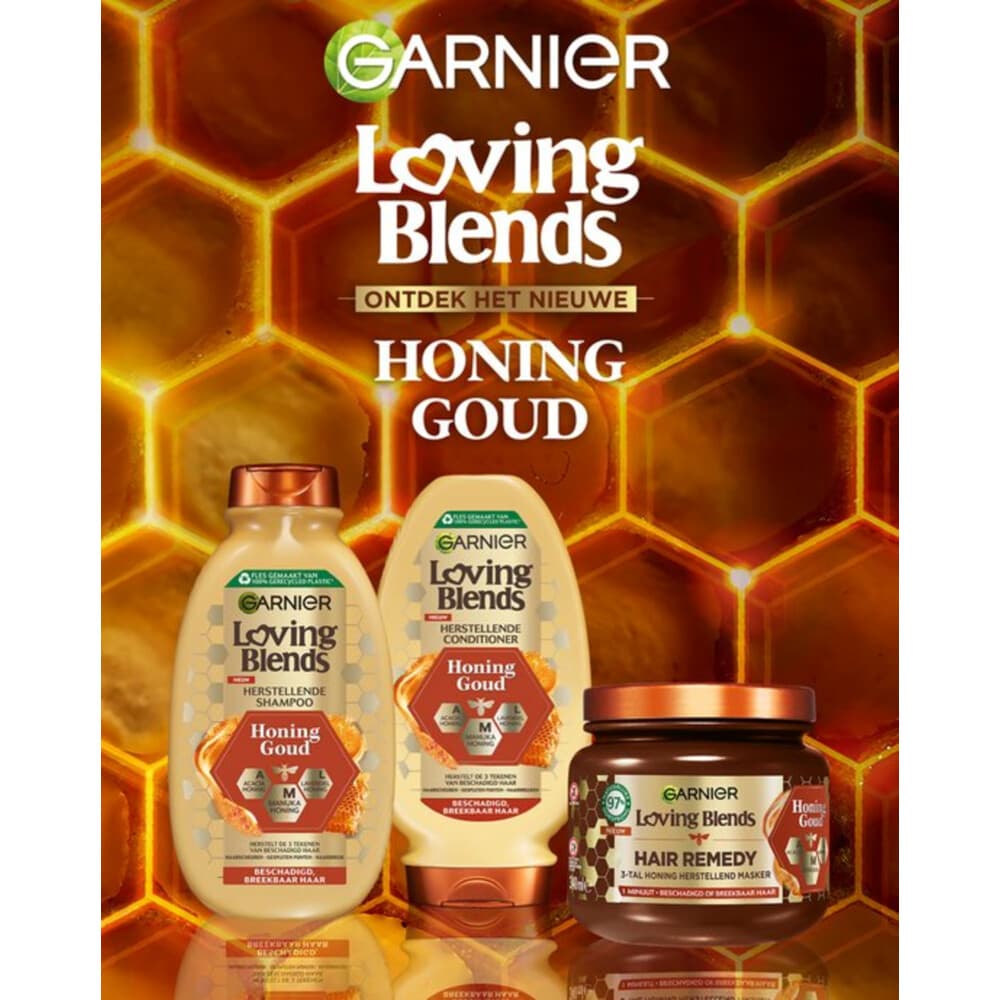 Garnier Loving Blends Haarmasker Honing Goud 340 ml 2