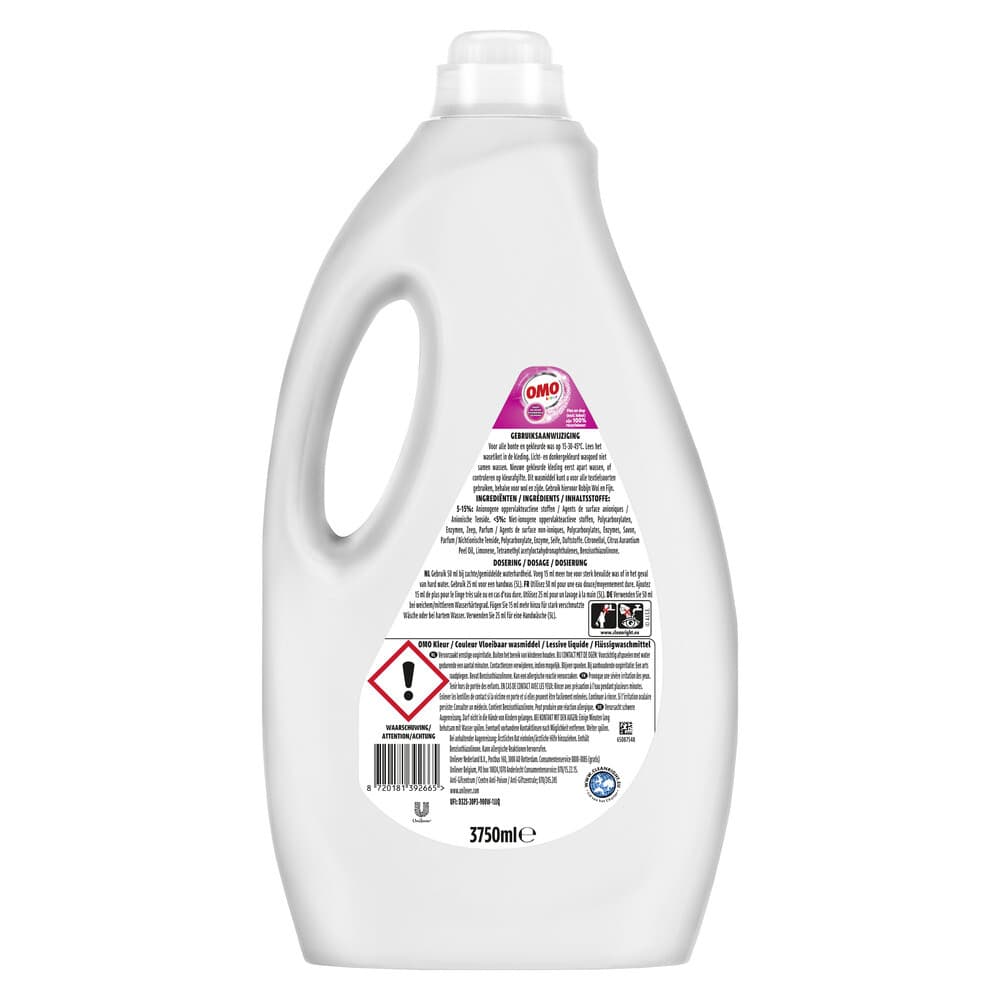 Omo vloeibaar wasmiddel Kleur 75 wb 3750 ml 2
