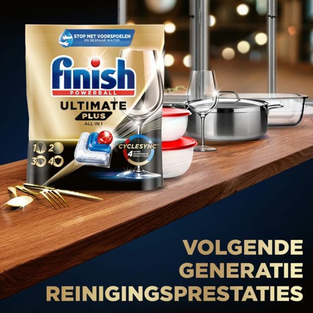 Finish Vaatwastab. Powerball All-in One Ultimate Plus 22 Stuks 3