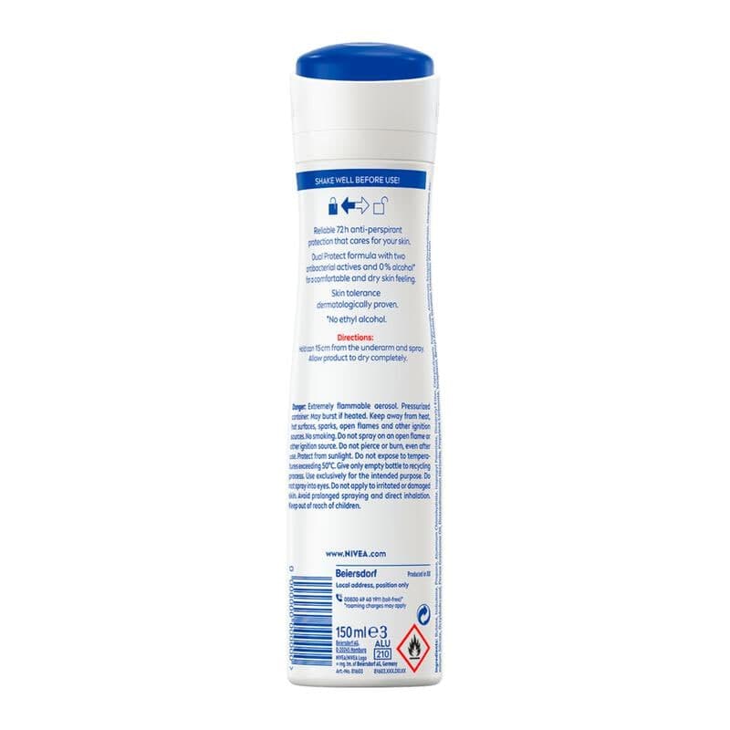 Nivea Deodorant Spray Dry Comfort 150 ml 3