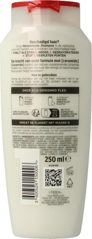 L'Oreal Elvive Shampoo Total Repair 250 ml