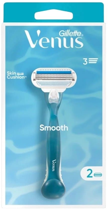 Gillette Venus Smooth scheerapparaat + 2 mesjes