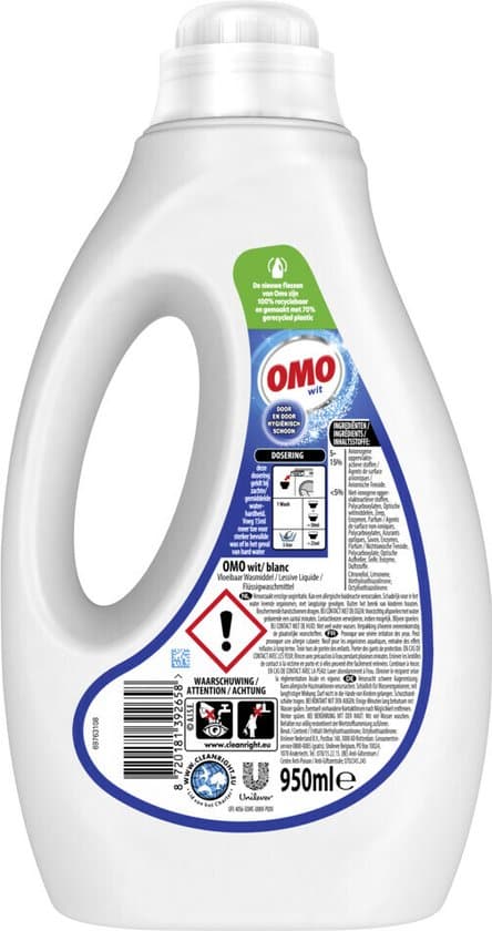Omo Wasmiddel Wit 950ml 3