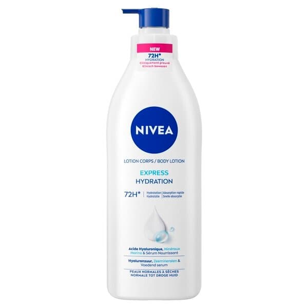Nivea Bodylotion Express Hydration Met Pomp 400 ml