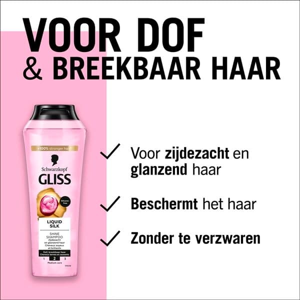 Gliss Kur Shampoo Liquid Silk 250 ml 3