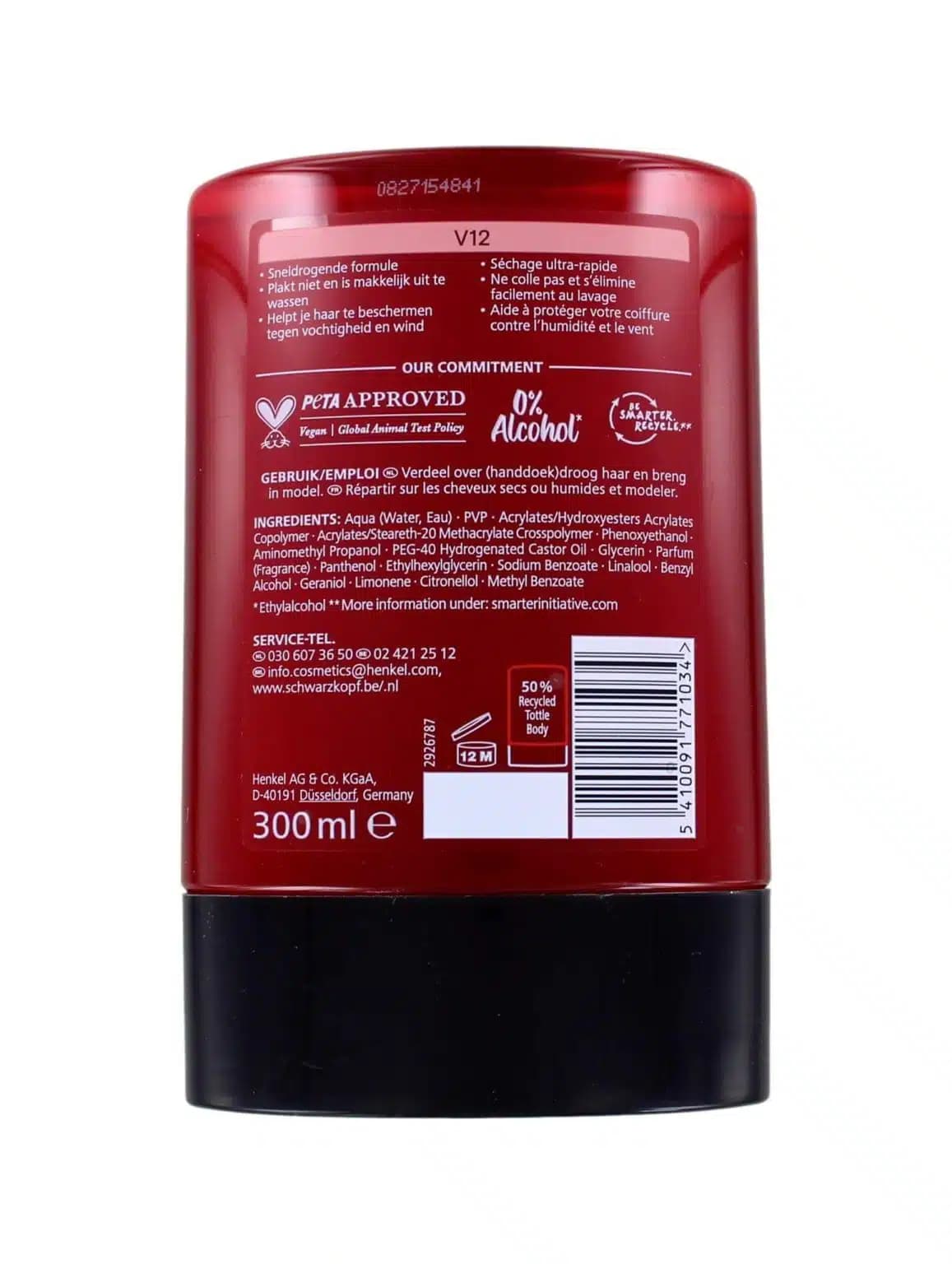 Taft Haargel V12 300 ml 2