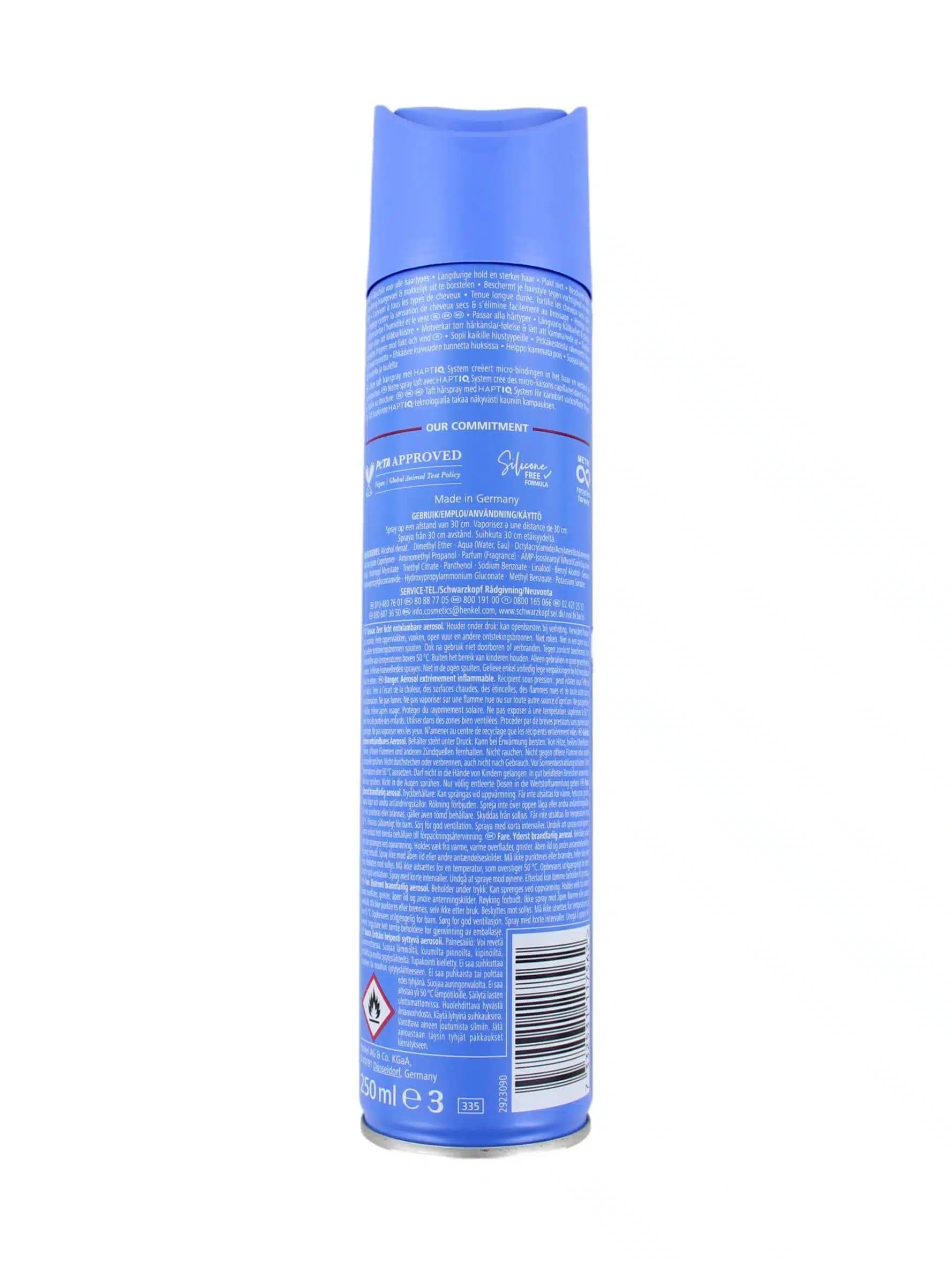 Taft Haarlak Ultra Strong 250 ml 2