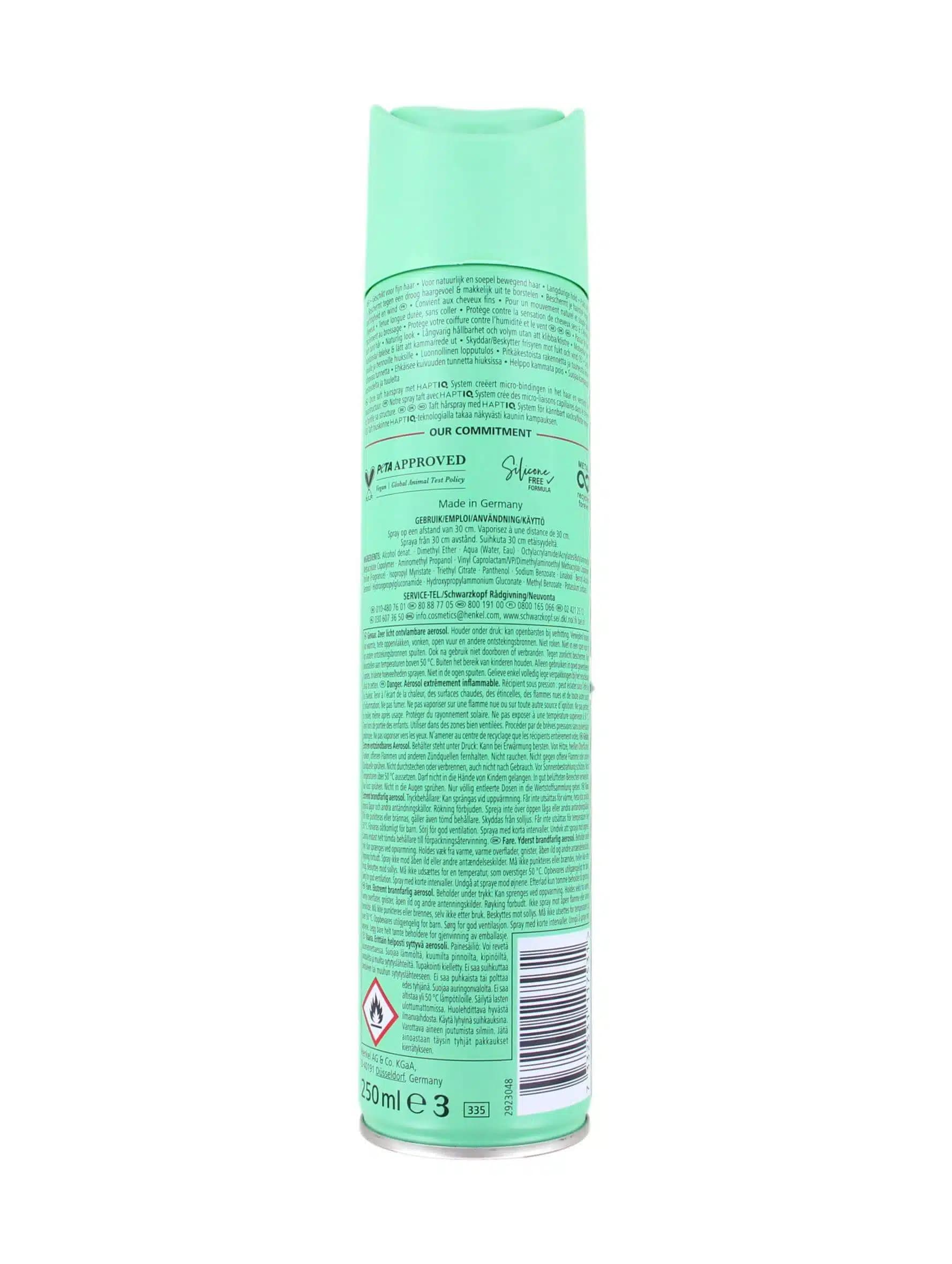 Taft Haarlak Volume 250 ml 2
