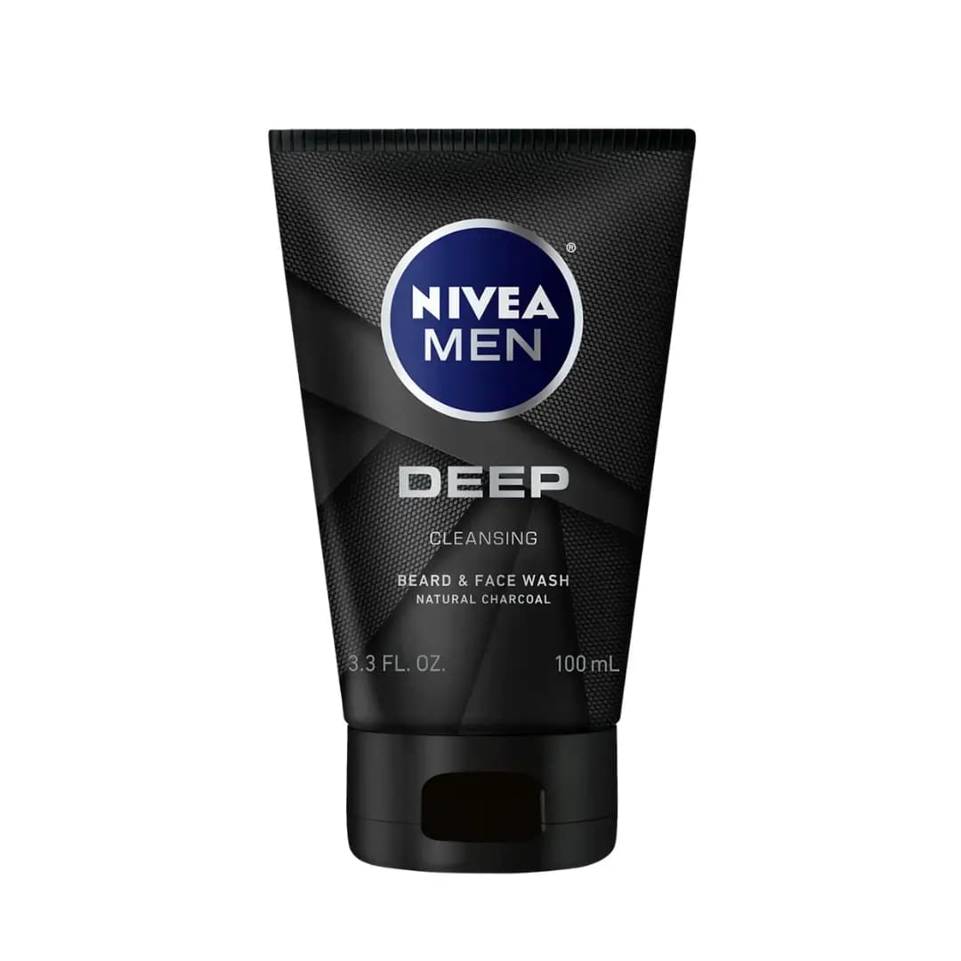Nivea Men Face & Beard Wash Deep – 100 ml