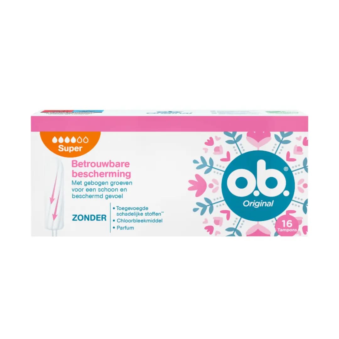 o.b.® Tampons Original Super – 16 stuks