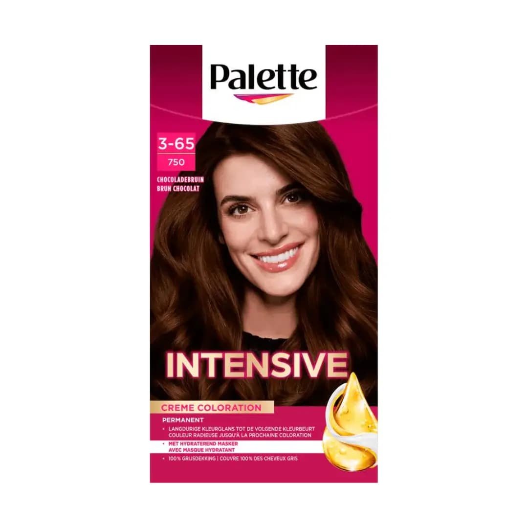 Palette Haarverf Intensive Crème Color 750 – Chocolade Bruin