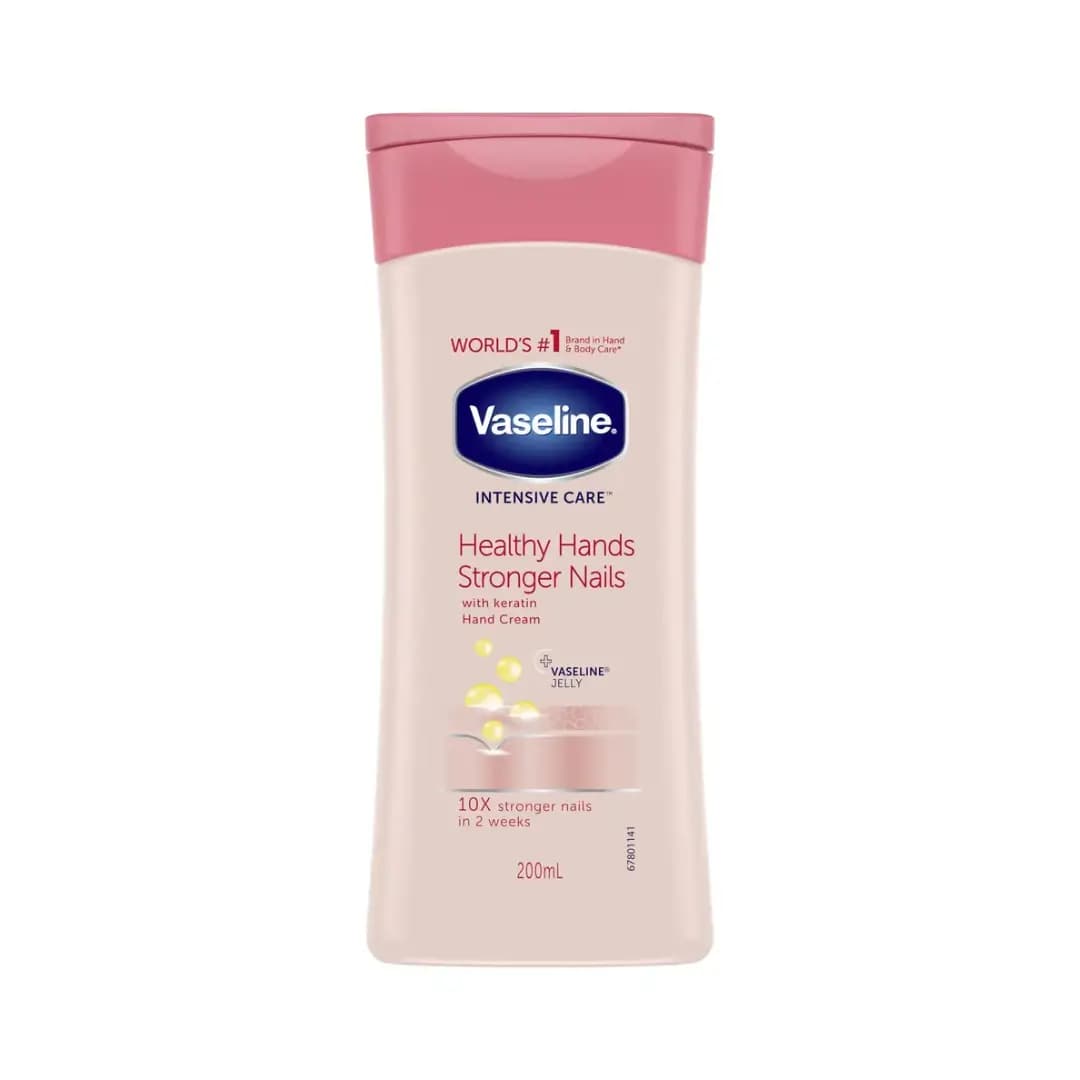 Vaseline Handcrème Intensive Care Healthy Hands Stronger Nails – 200 ml