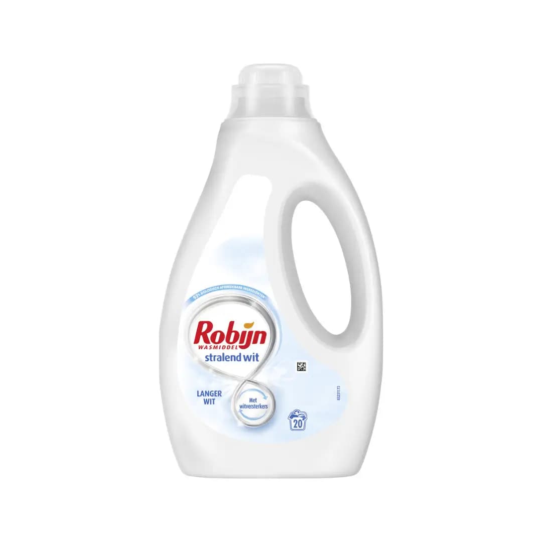 Robijn Vloeibaar Wasmiddel White – 1 liter (20 wasbeurten)
