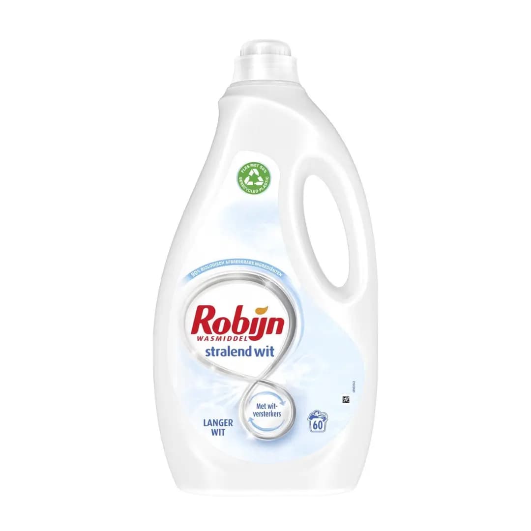 Robijn Vloeibaar Wasmiddel White – 3 L (60 wasbeurten)