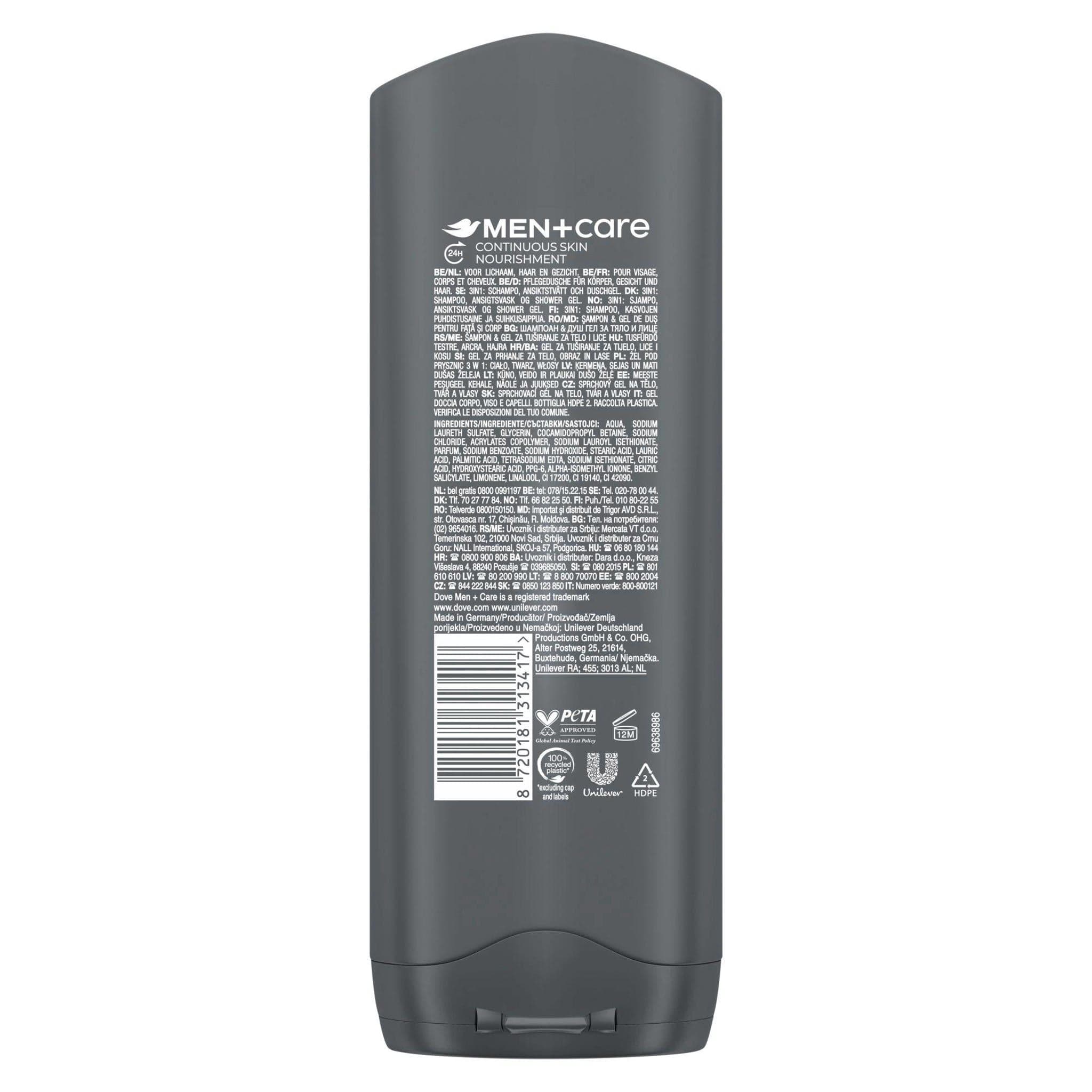 Dove Men+Care Douchegel Clean Comfort Body & Face 250 ml
