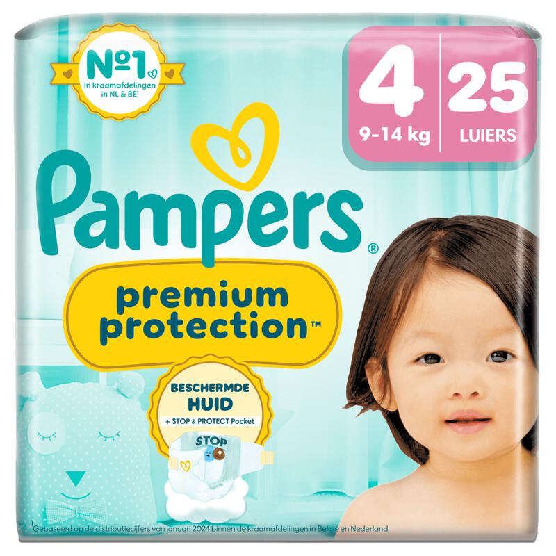Pampers Premium Protection Maat 4 — 60 luiers